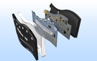 Zum Artikel "FolTronic: Integration eines Trägersystems mit funktionalen Elektronikkomponenten mittels Sandwichbauweise in ein dekoratives In-Mould-Labelling Bauteil"