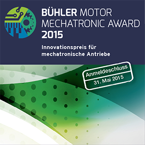 Zum Artikel "23.02.2015: Bühler Motor Mechatronic Award 2015 ausgeschrieben – jetzt bewerben!"