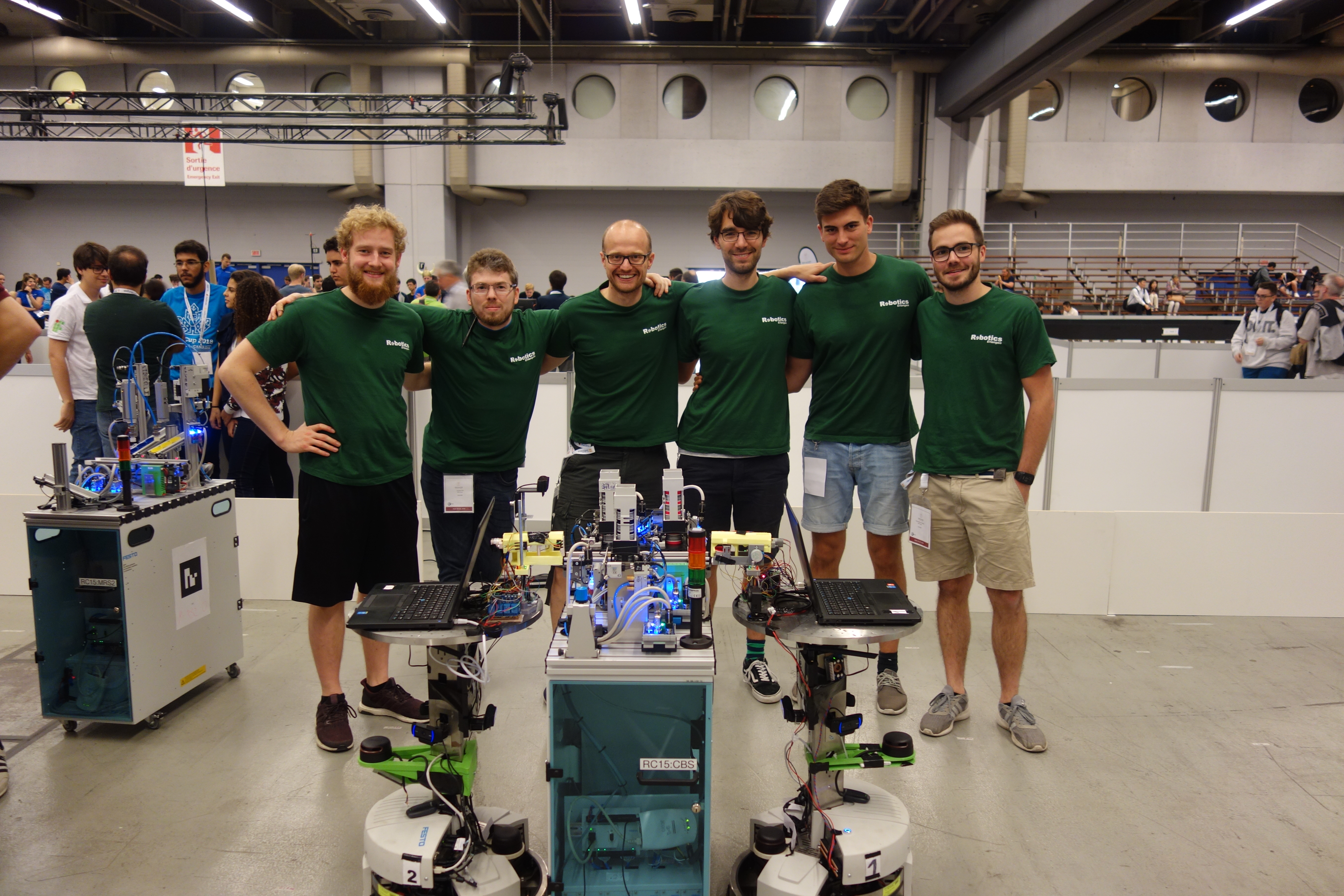 Zum Artikel "21.06.2018: RoboCup 2018 | Unterm Strich steht ein hervorragender vierter Platz"