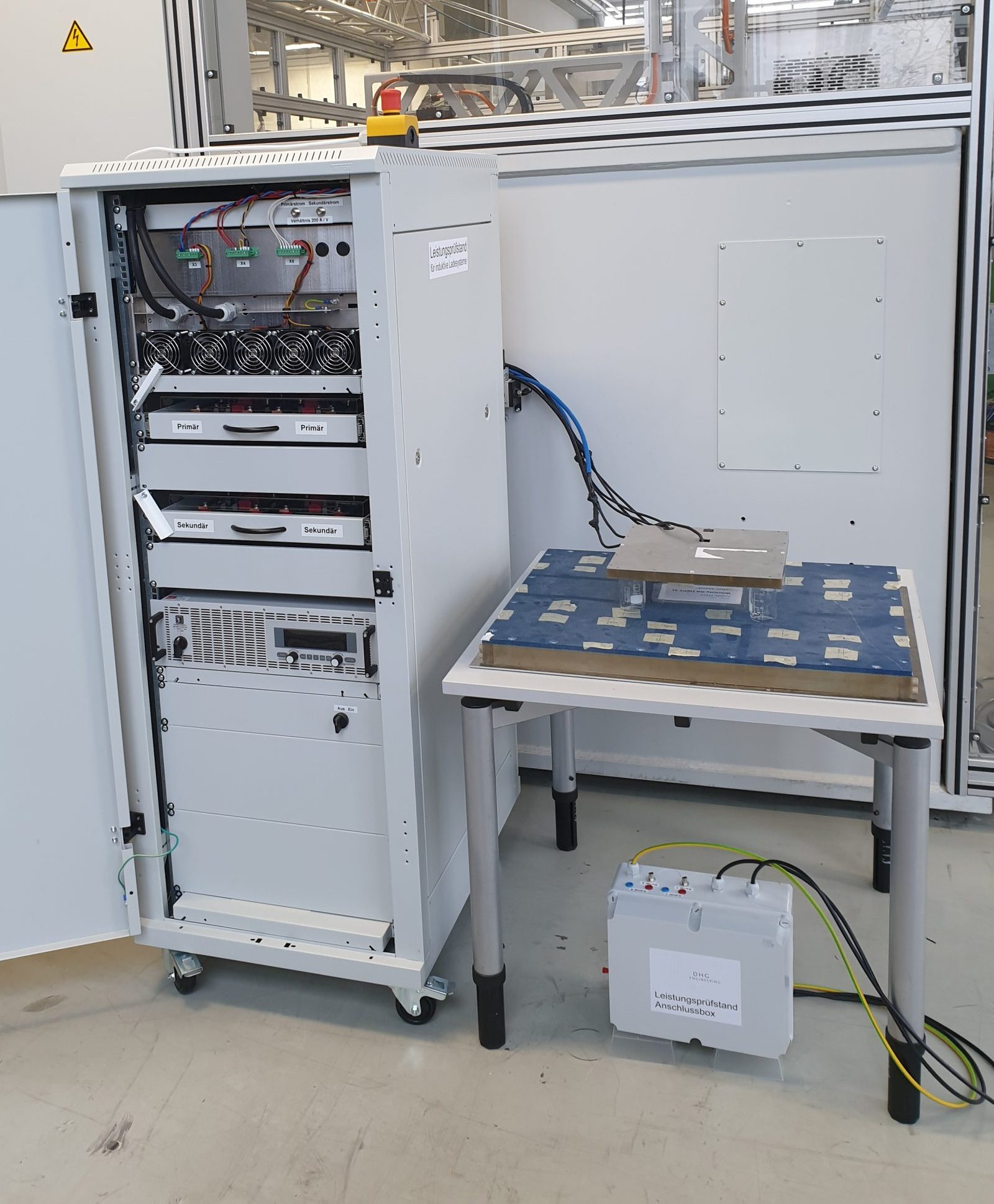 Zum Artikel "Leistungsprüfstand für induktive Ladesysteme bis 30 kW, 800 V und 75 A"