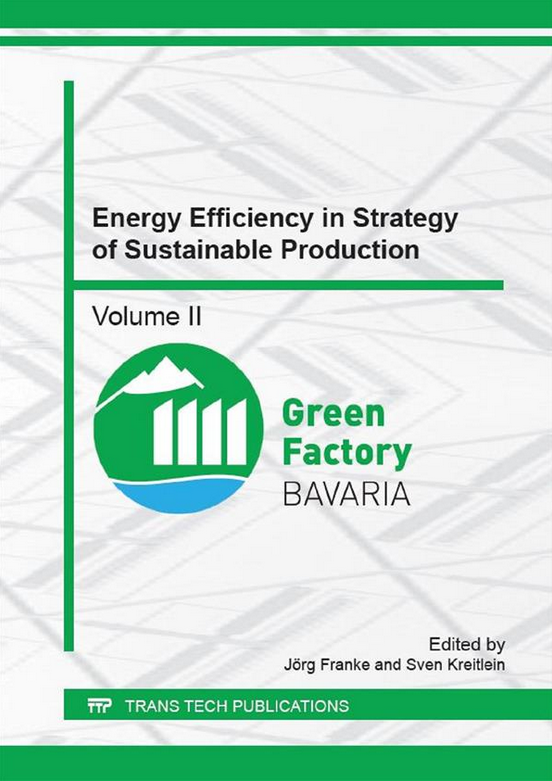 Energy Efficiency in Strategy of Sustainable Production Vol. II