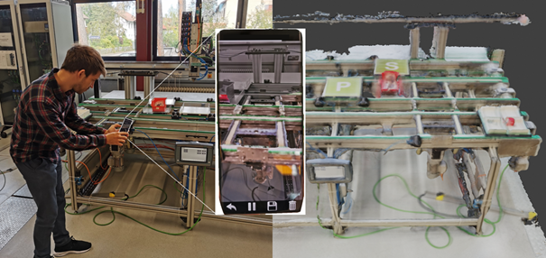 Zum Artikel "FAPS-X Startup ROBOTOP: Protypischer Einsatz von Objekterkennungsalgorithmen und 3D-Scanverfahren für die Planung von Industrieanlagen (BA, PA, MA)"