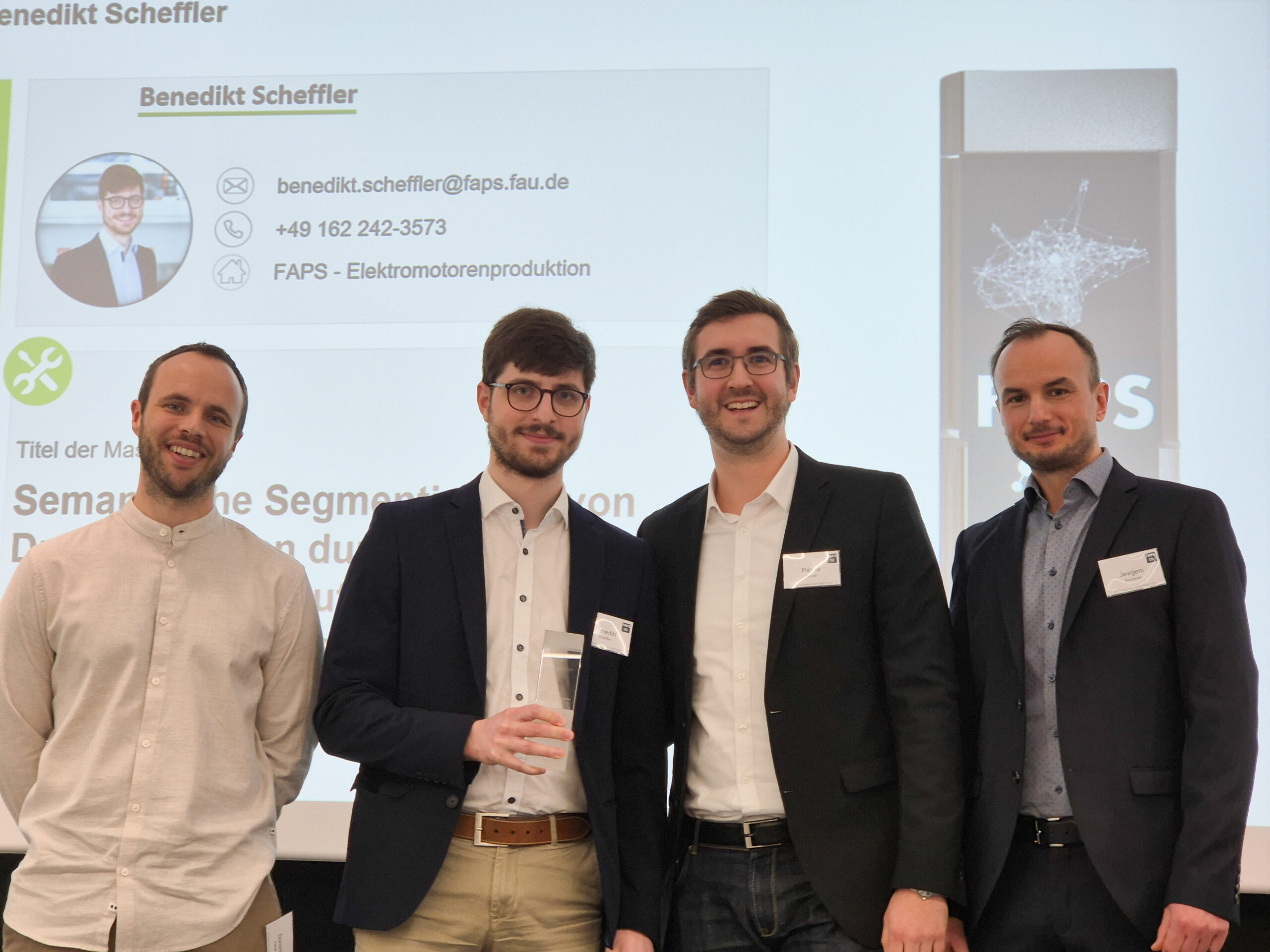 Benedikt Scheffler „Best Master Thesis“
