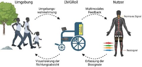 Zum Artikel "Geteilte Navigation eines intelligenten Rollstuhls mittels EMG-Signalen"