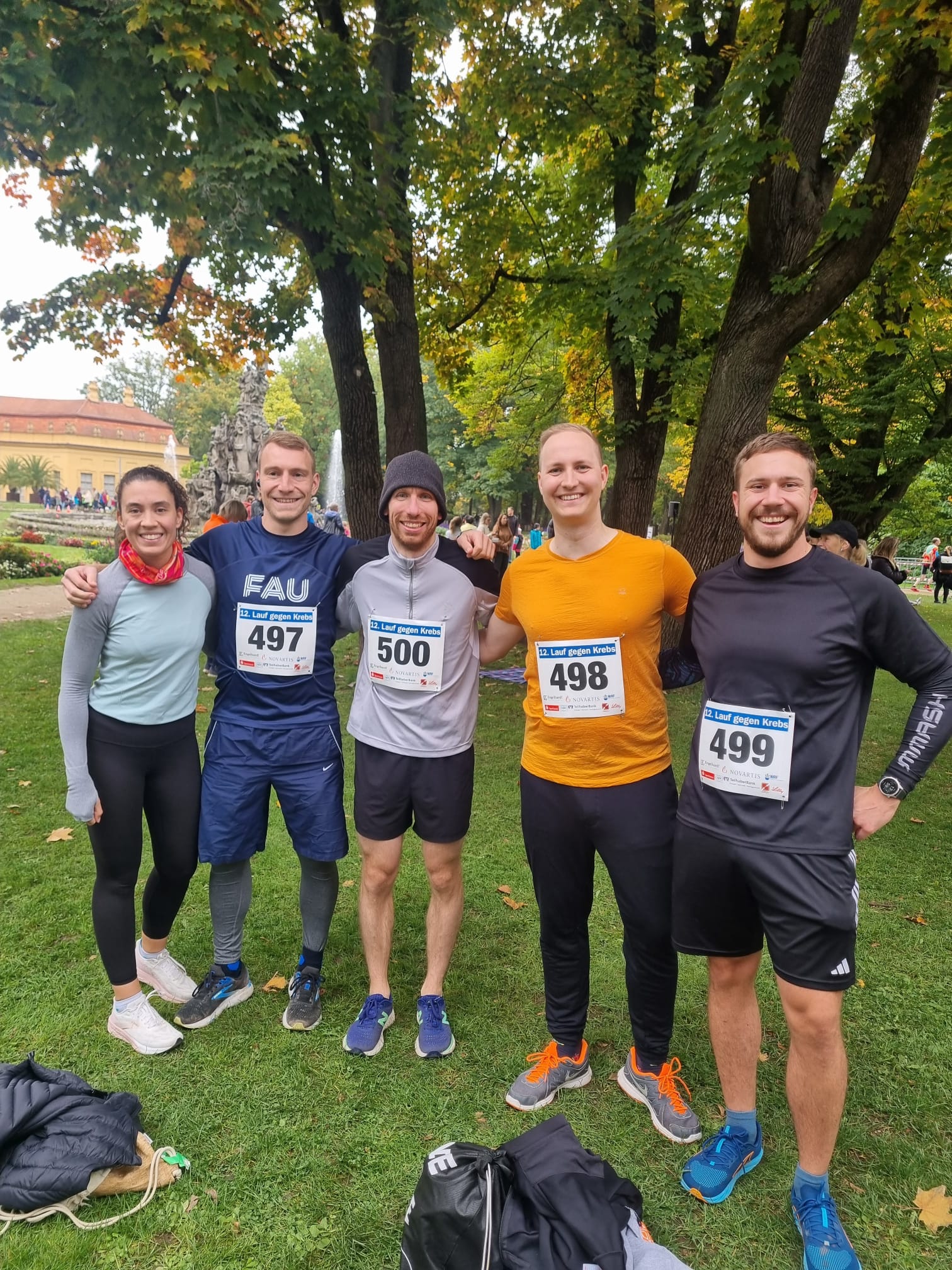 11.10.2025: Dritte Teilnahme des Lehrstuhls am 12. Erlanger Lauf gegen Krebs