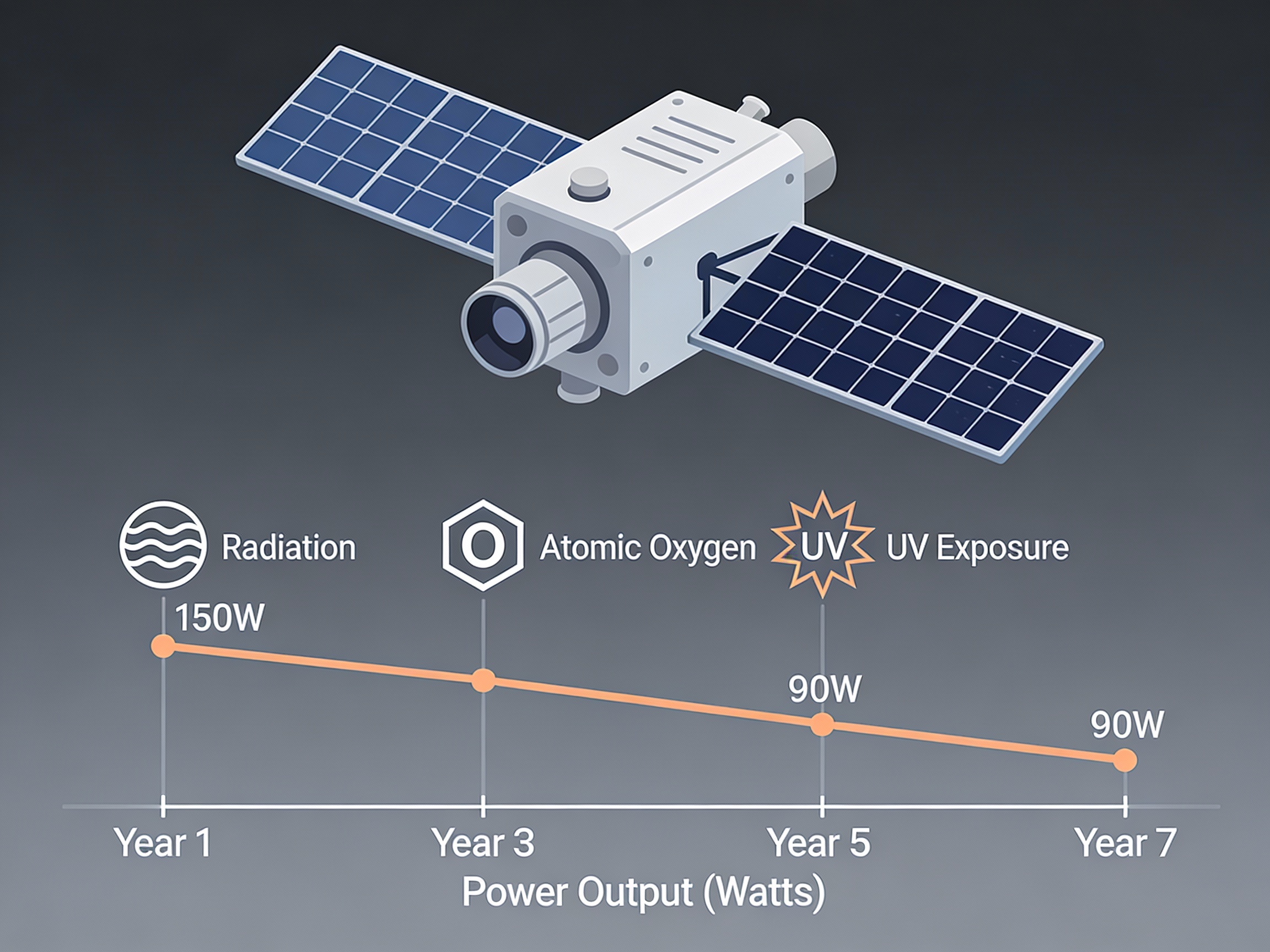 Solar Panel Degradation Modeling for LEO Satellites (Master/Bachelor/Project)