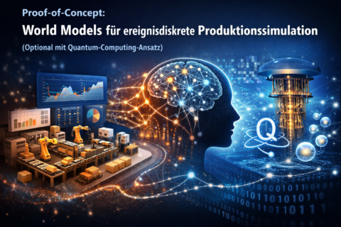 Zum Artikel "Proof-of-Concept: World Models für ereignisdiskrete Produktionssimulation (optional mit Quantum-Computing-Ansatz)"